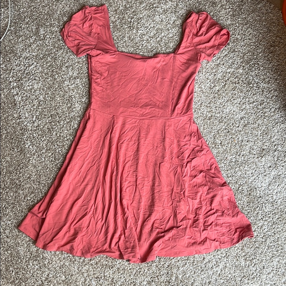 Forever 21 Vibrant Coral Tee